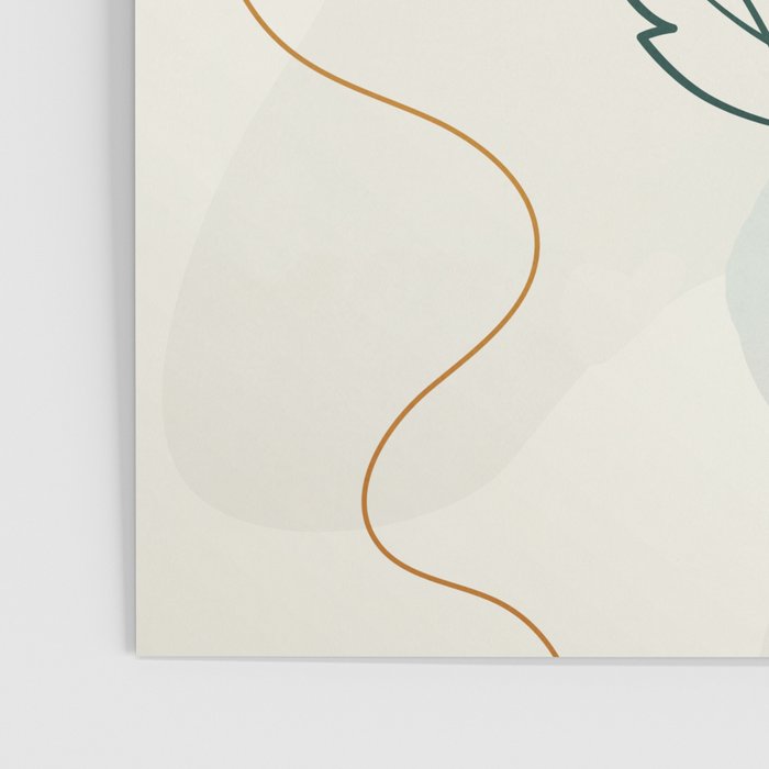 Little Line Flowers Poster Gallery Image 3