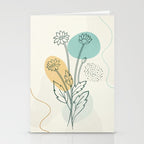 Little Line Flowers Stationery Card Gallery Image 2