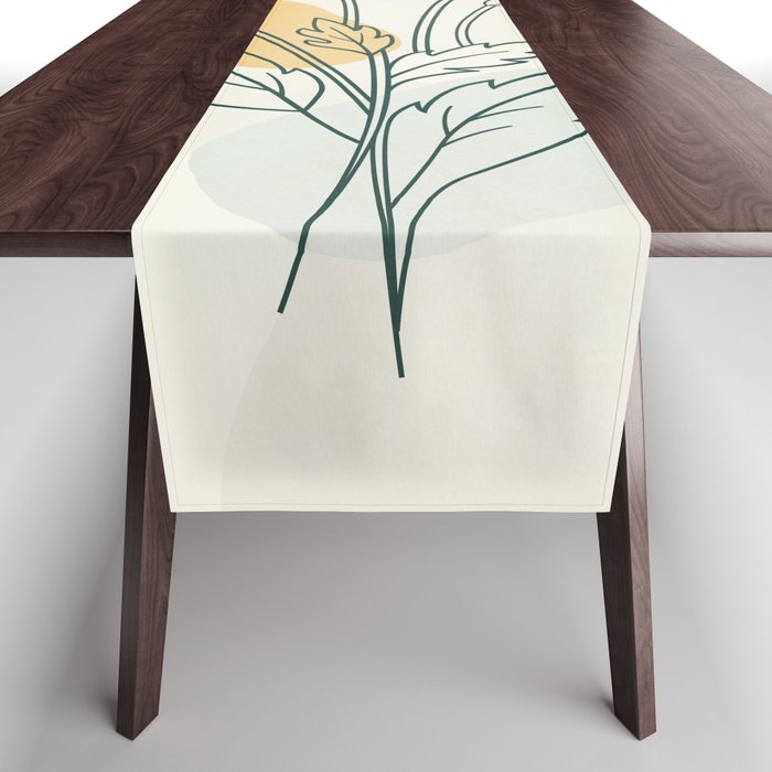 Little Line Flowers Table Runner Gallery Image 1
