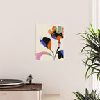 abstract whimsical flower minimal Poster Gallery Image 2