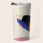 abstract whimsical flower minimal Travel Mug Gallery Image 3
