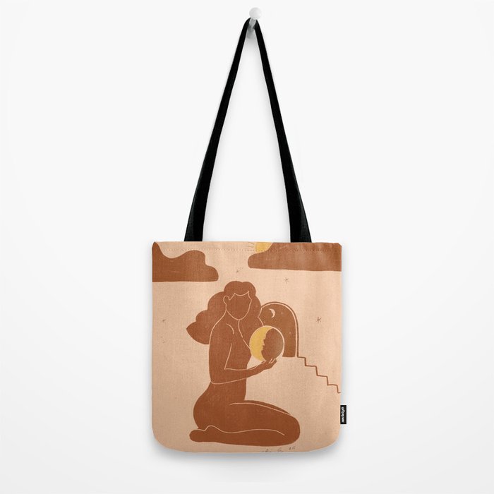 Holding The sun Tote Bag Gallery Image 2