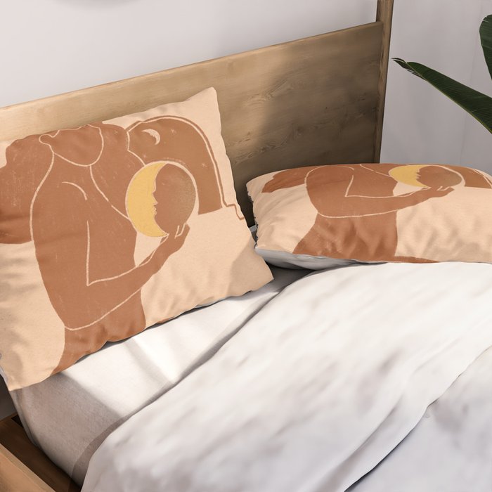 Holding The sun Pillow Sham Gallery Image 2