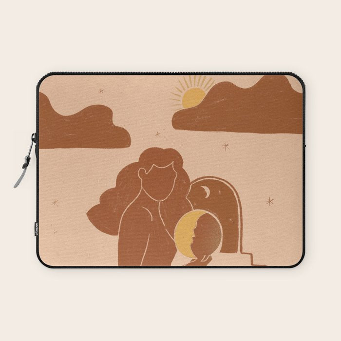 Holding The sun Laptop Sleeve Gallery Image 1