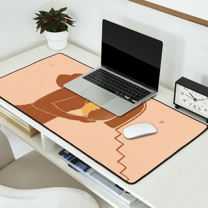 Holding The sun Desk Mat Gallery Image 2