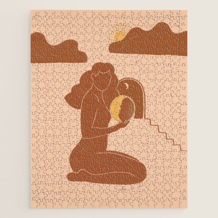 Holding The sun Jigsaw Puzzle Gallery Image 1