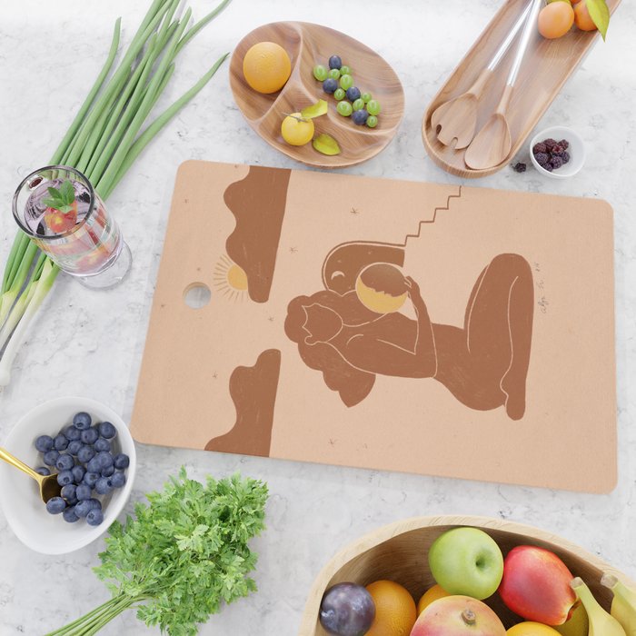 Holding The sun Cutting Board Gallery Image 2