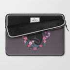 I Heart Cats and Flowers Laptop Sleeve Gallery Image 2
