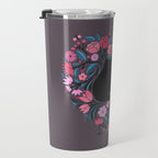 I Heart Cats and Flowers Travel Mug Gallery Image 3