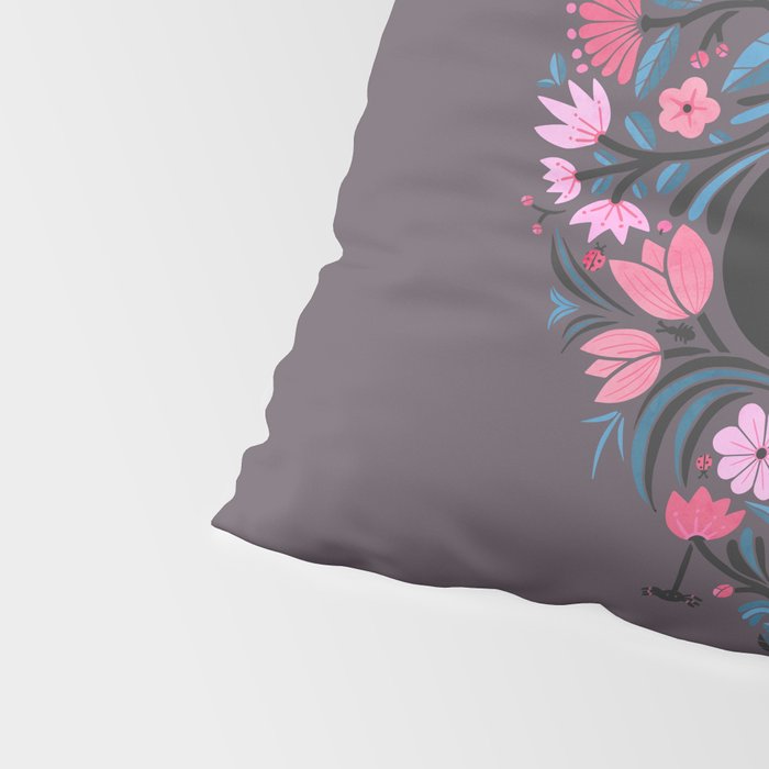I Heart Cats and Flowers Pillow Sham Gallery Image 4
