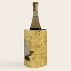 Vintage Japanese Floral Gold Leaf Screen With Wisteria and Peonies Wine Chiller Gallery Image 3