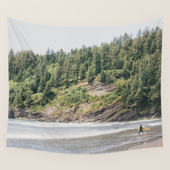 West Coast Surfer Wall Tapestry Gallery Image 4