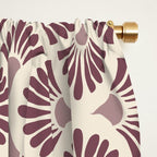 Vintage Fan Shell Pattern Window Curtain Gallery Image 2