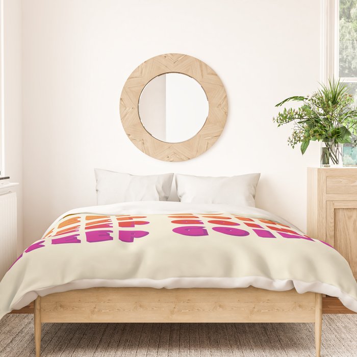 KEEP GOING - POSITIVE QUOTE Duvet Cover Gallery Image 3