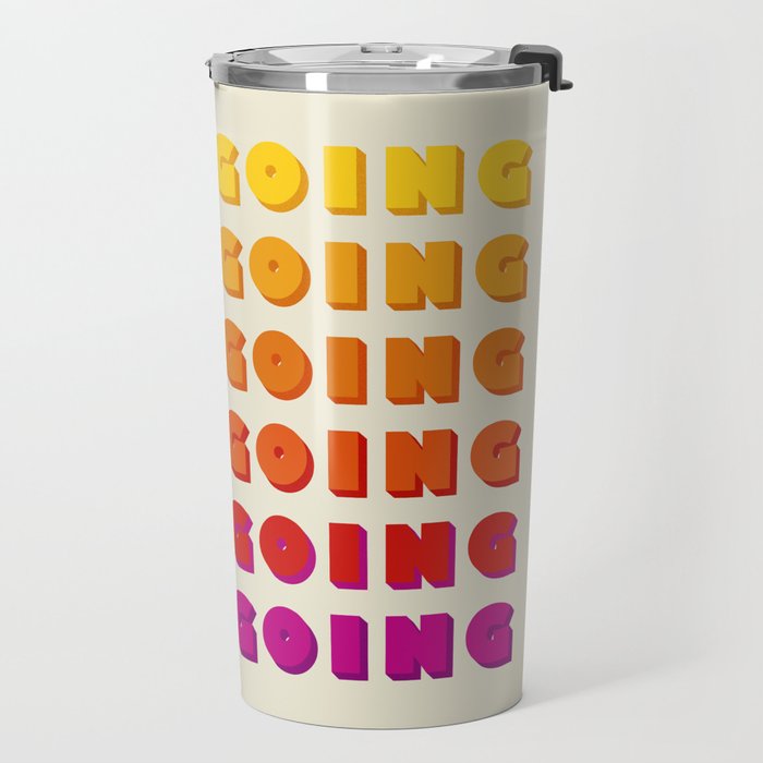 KEEP GOING - POSITIVE QUOTE Travel Mug Gallery Image 2