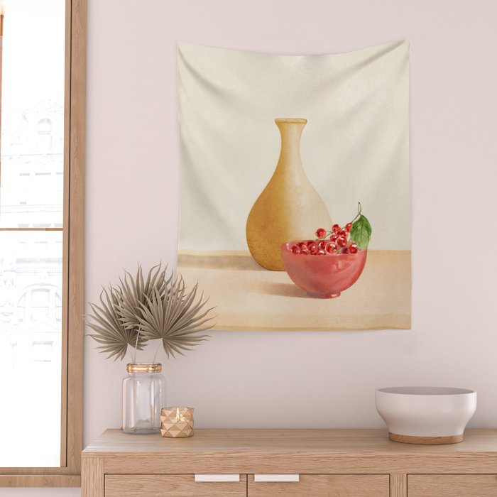 Cherries II Wall Tapestry Gallery Image 2
