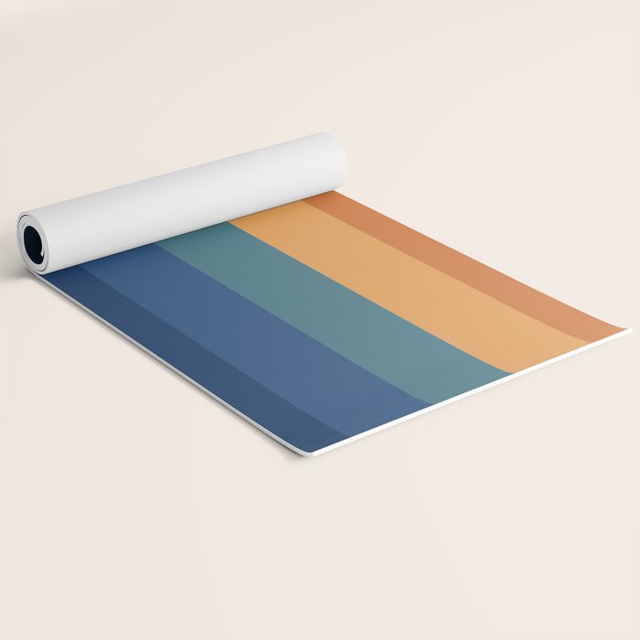 70's Retro Sunset Yoga Mat Gallery Image 2