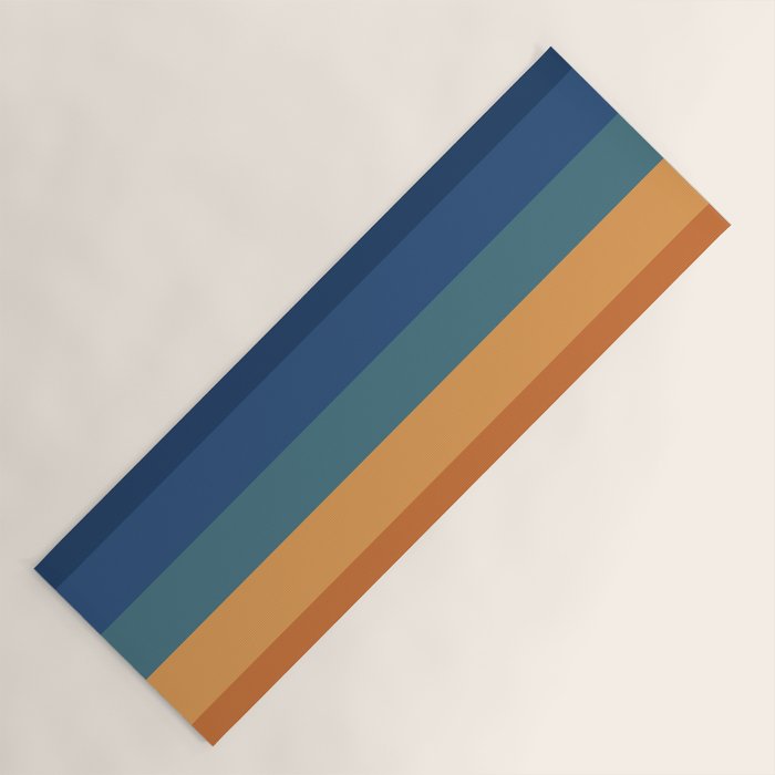 70's Retro Sunset Yoga Mat Gallery Image 1