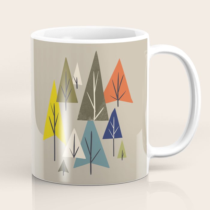 Multicolor Pines Coffee Mug Gallery Image 1