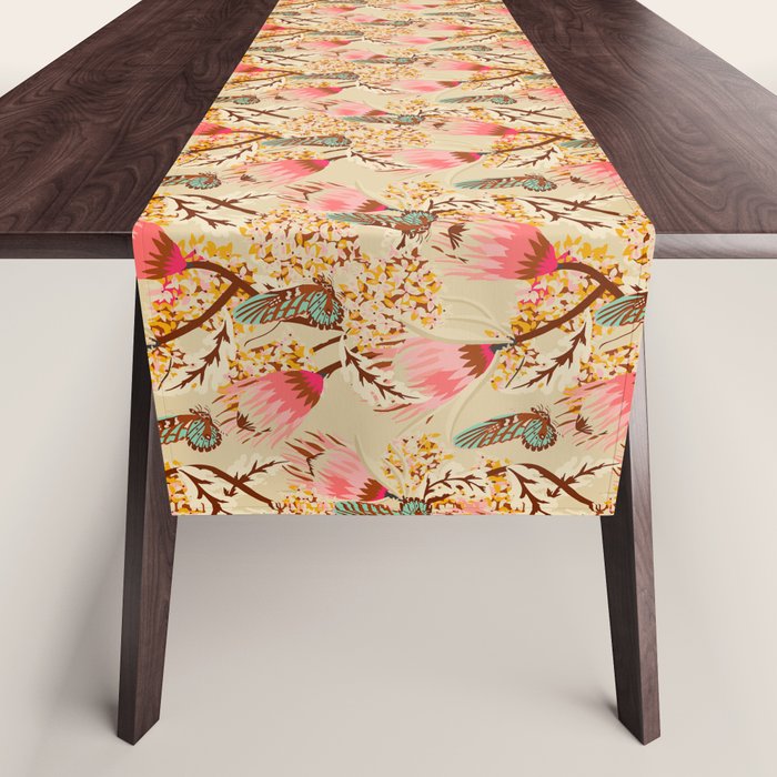 MADEMOISELLE TEMPLE BUTTERFLY Table Runner Gallery Image 1