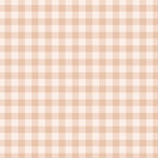 Gingham Plaid Pattern - Warm Neutral Tan Coffee Mug Gallery Image 2
