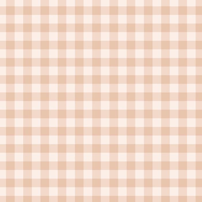 Gingham Plaid Pattern - Warm Neutral Tan Coffee Mug Gallery Image 2