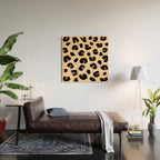 Leopard Print Wood Wall Art Gallery Image 2