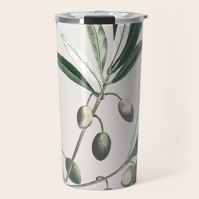 Olive Tree Branch Travel Mug Gallery Image 1