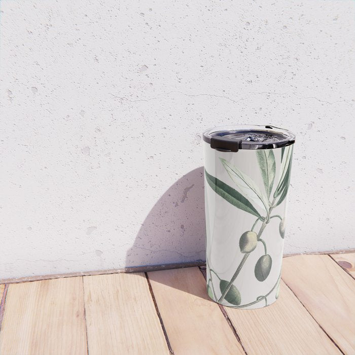 Olive Tree Branch Travel Mug Gallery Image 4