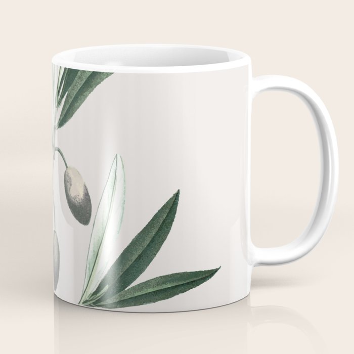 Olive Tree Branch Coffee Mug Gallery Image 1