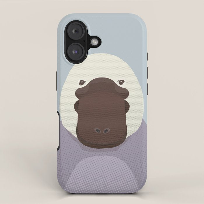 Whimsy Platypus, Animal Portrait iPhone Case Gallery Image 1