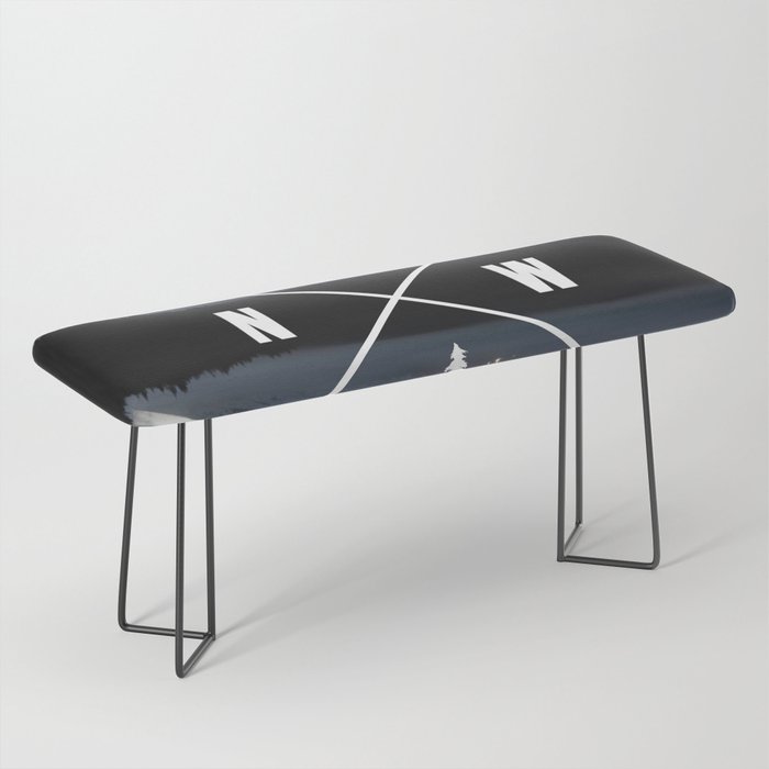 PNW Pacific Northwest Compass - Mt Hood Adventure Bench Gallery Image 1