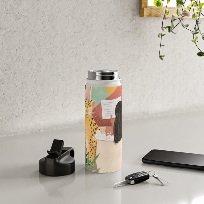 Woman relaxing in bath travel  Water Bottle Gallery Image 4