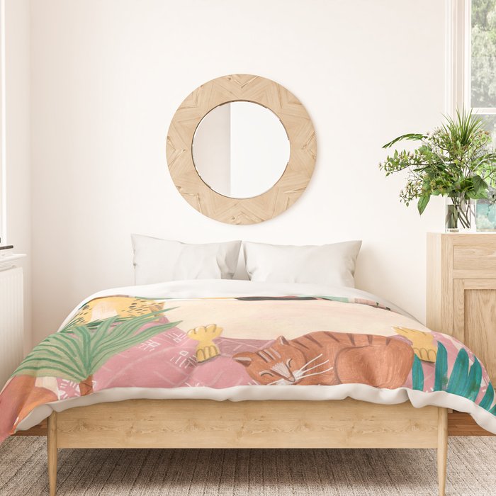 Woman relaxing in bath travel  Duvet Cover Gallery Image 3