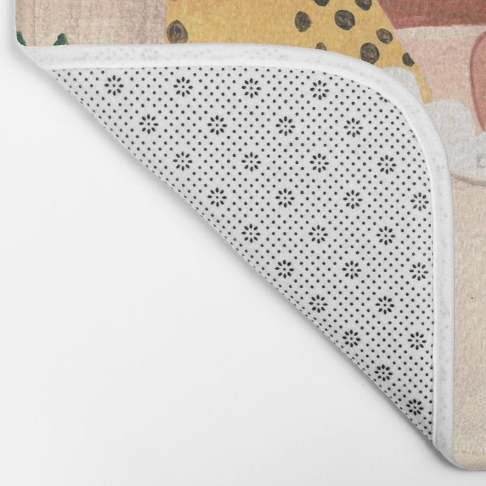 Woman relaxing in bath travel  Bath Mat Gallery Image 2