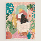 Woman relaxing in bath travel  Jigsaw Puzzle Gallery Image 1