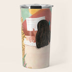 Woman relaxing in bath travel  Travel Mug Gallery Image 1