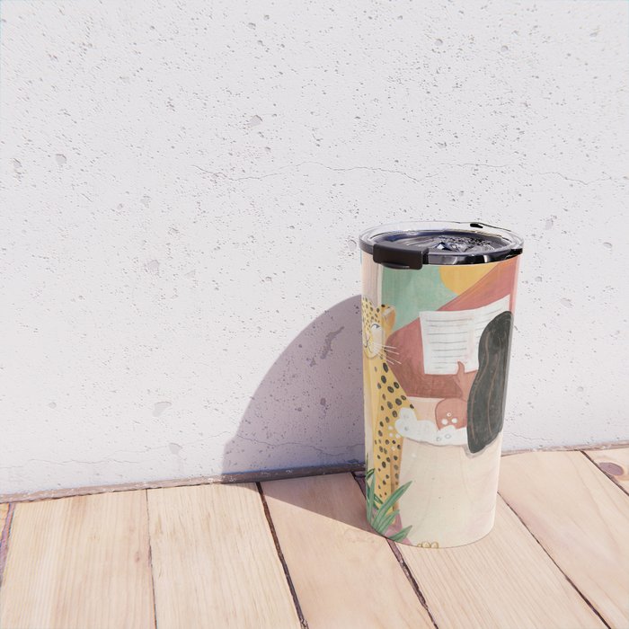 Woman relaxing in bath travel  Travel Mug Gallery Image 4