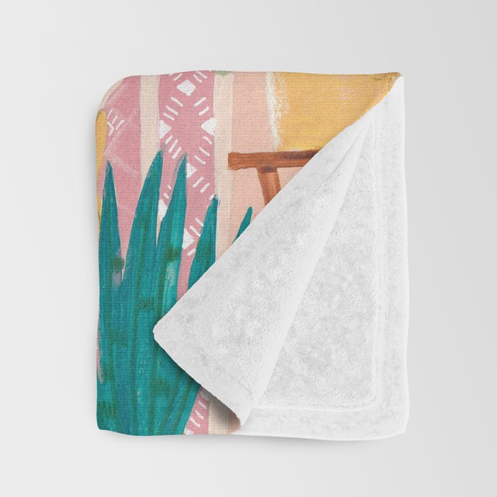 Woman relaxing in bath travel  Throw Blanket Gallery Image 3