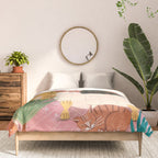 Woman relaxing in bath travel  Comforter Gallery Image 3