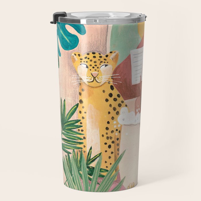 Woman relaxing in bath travel  Travel Mug Gallery Image 3