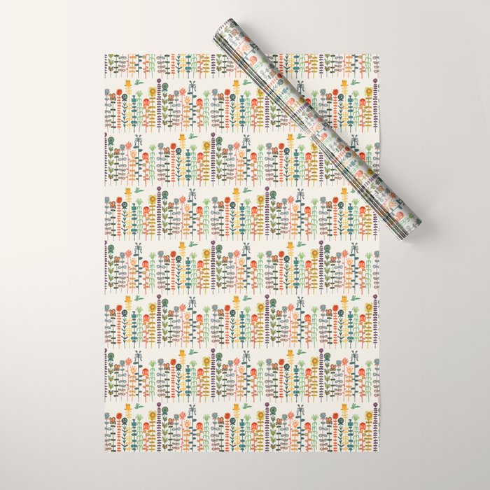 Happy garden Wrapping Paper Gallery Image 1