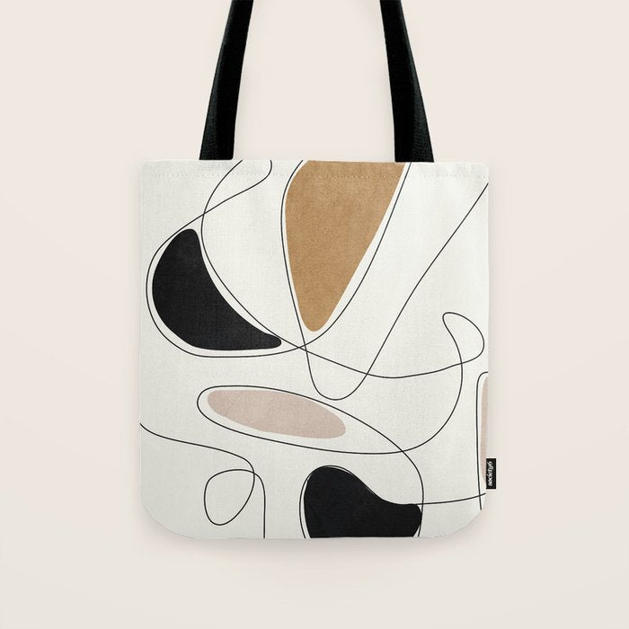 Thin Flow III Tote Bag Gallery Image 1