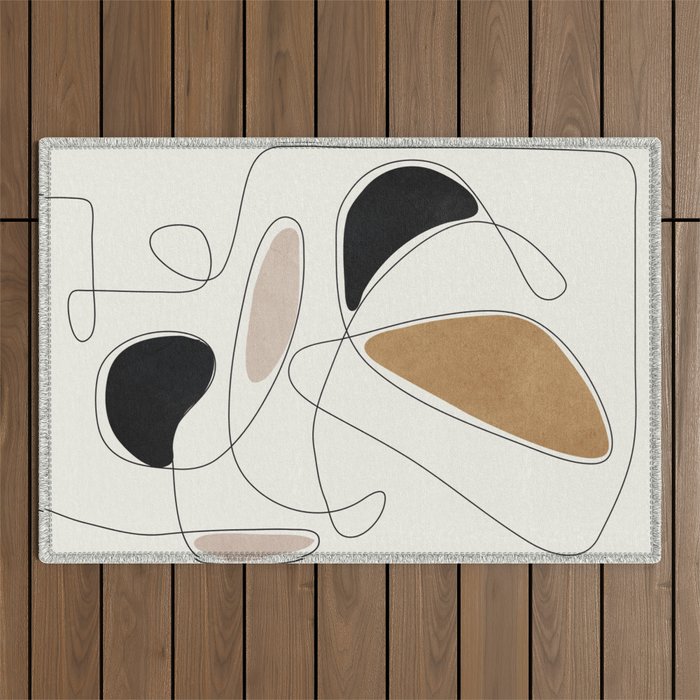 Thin Flow III Outdoor Rug Gallery Image 1