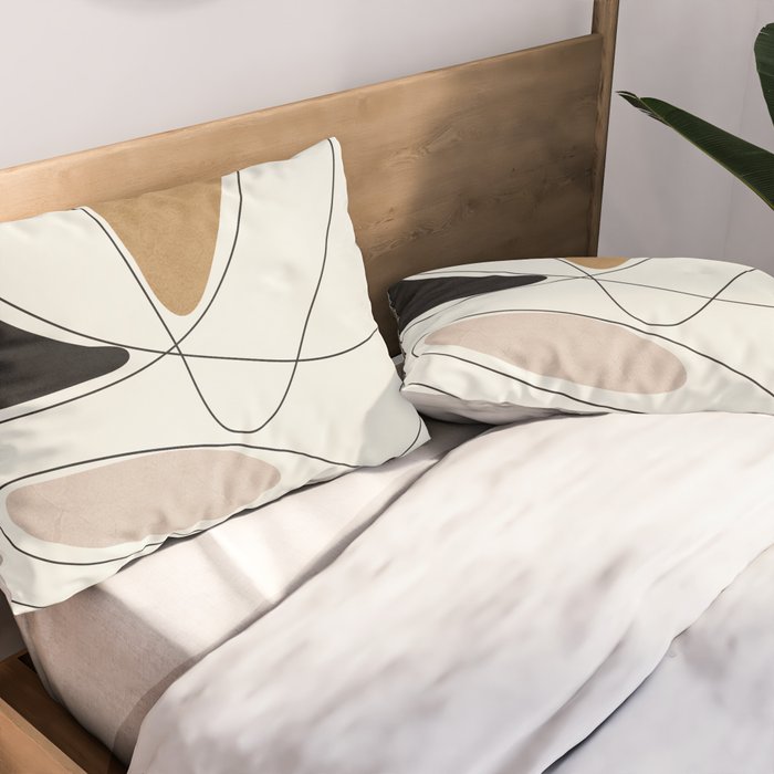 Thin Flow III Pillow Sham Gallery Image 2