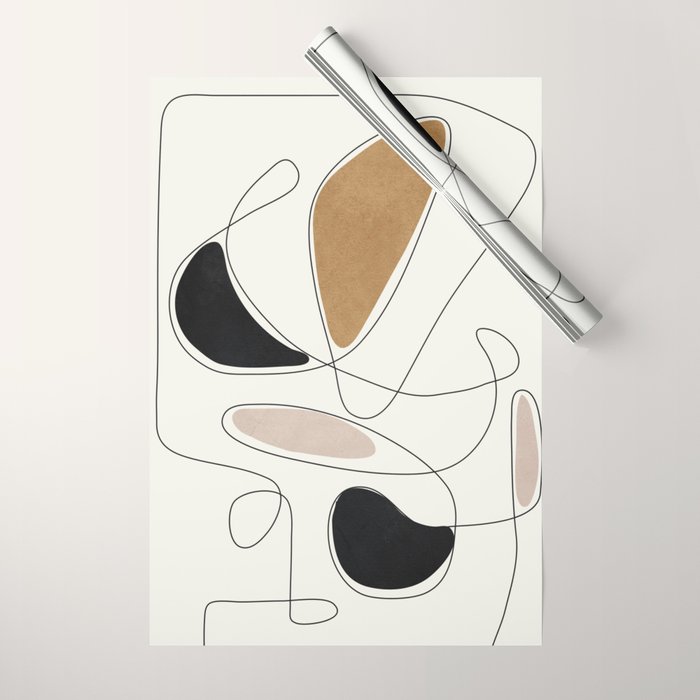 Thin Flow III Wrapping Paper Gallery Image 1