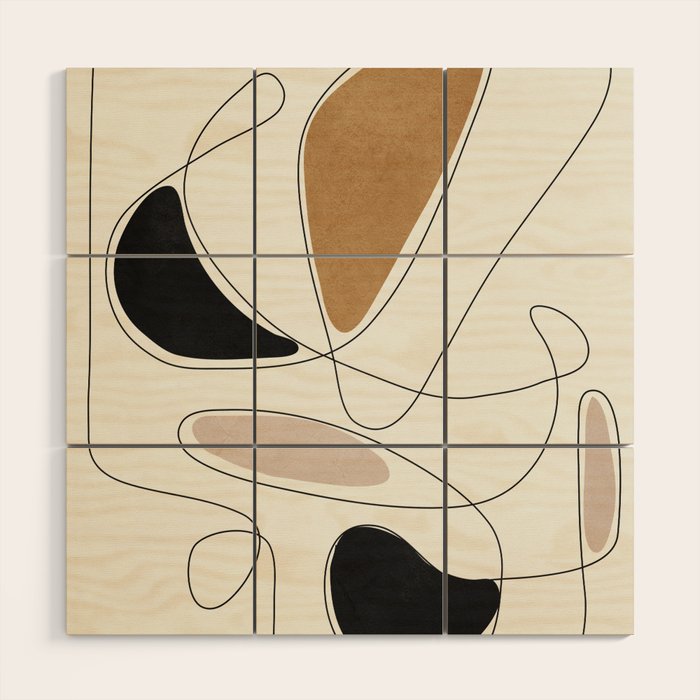 Thin Flow III Wood Wall Art Gallery Image 1