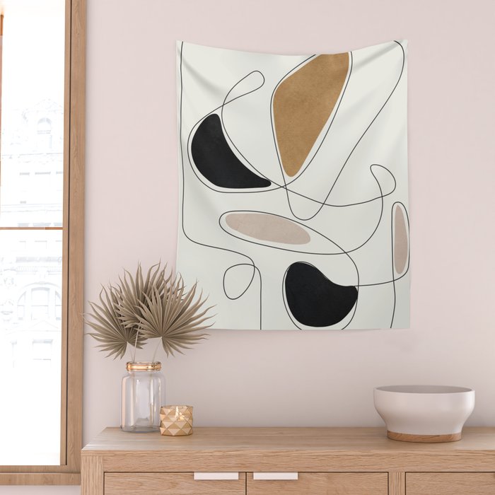 Thin Flow III Wall Tapestry Gallery Image 2