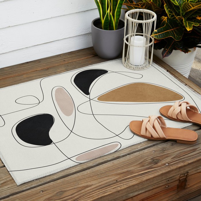 Thin Flow III Outdoor Rug Gallery Image 2