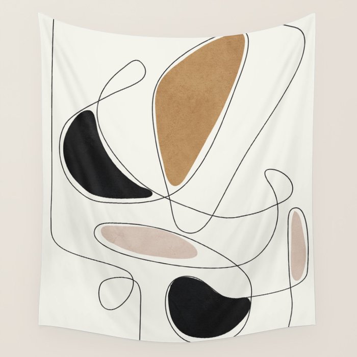 Thin Flow III Wall Tapestry Gallery Image 1